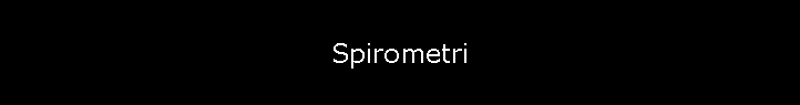 Spirometri